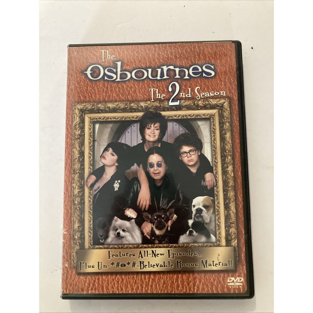 The Osbournes The Second Season DVD Complete Season 2 Ozzy Sharon MTV Reality TV